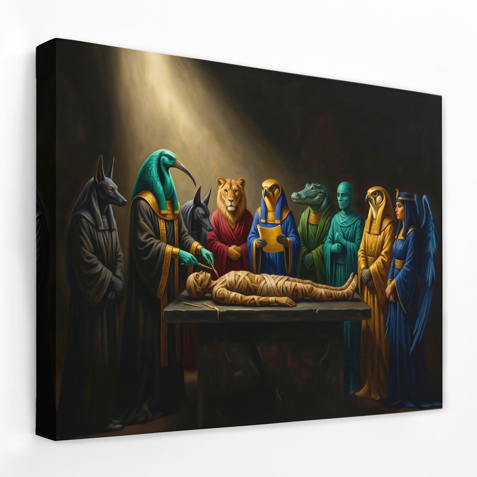 Egyptian Gods Mummification - Luxury Wall Art