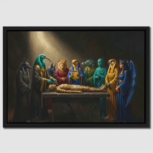 Egyptian Gods Mummification — Egyptian Gods Mummification Close Up Landscape 63