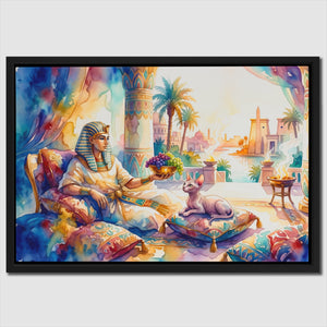 Egyptian Pharaoh Meditation — Egyptian Pharaoh Meditation Close Up Landscape 10