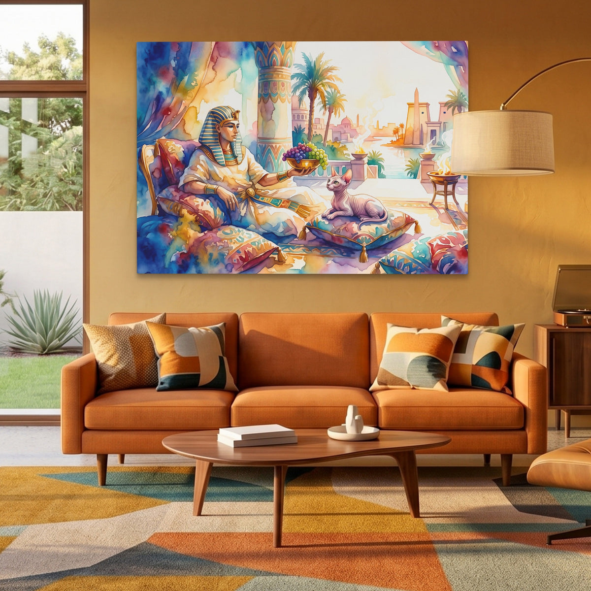 Egyptian Pharaoh Meditation — Egyptian Pharaoh Meditation Orange Room Land 138