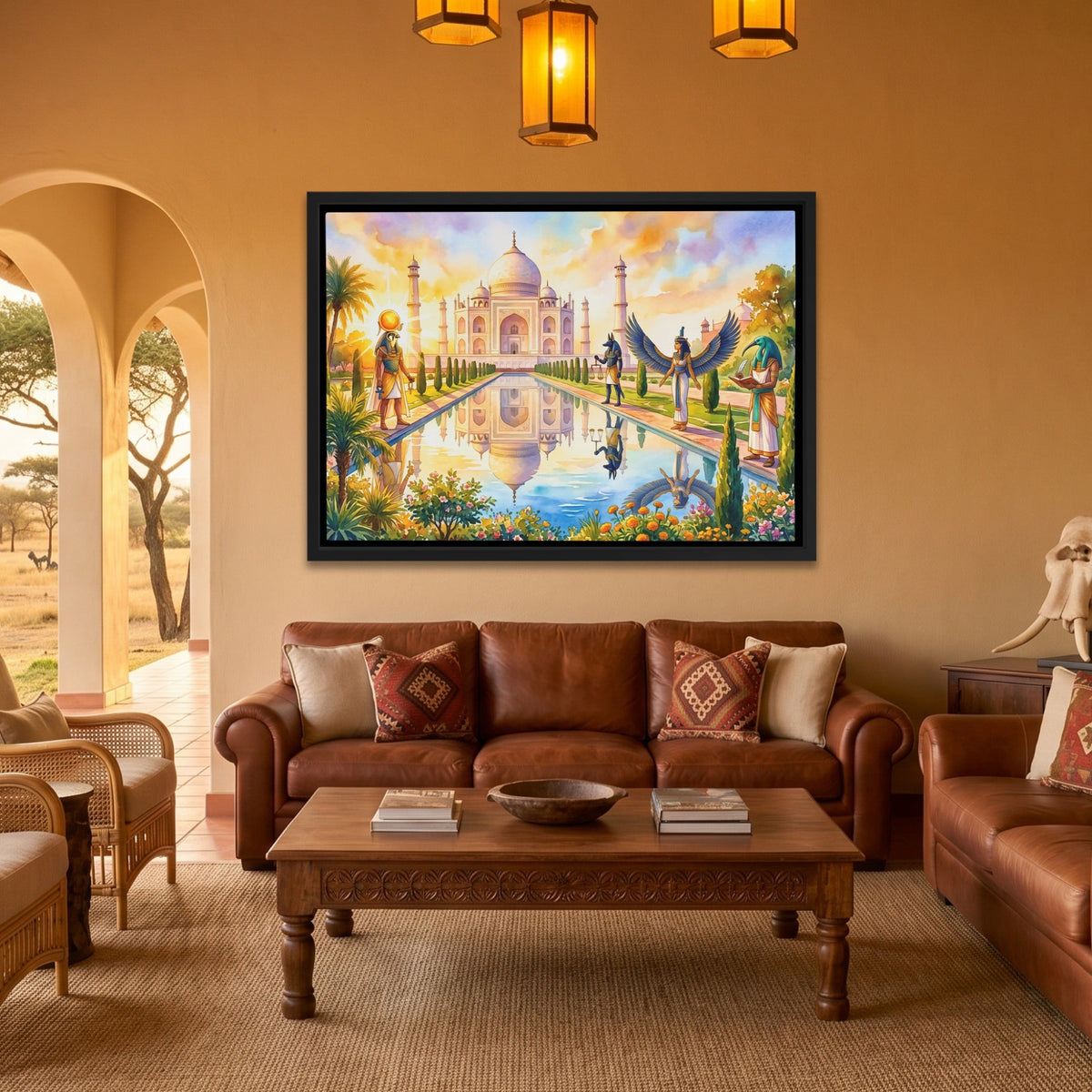 Egyptian Taj Mahal - Luxury Wall Art
