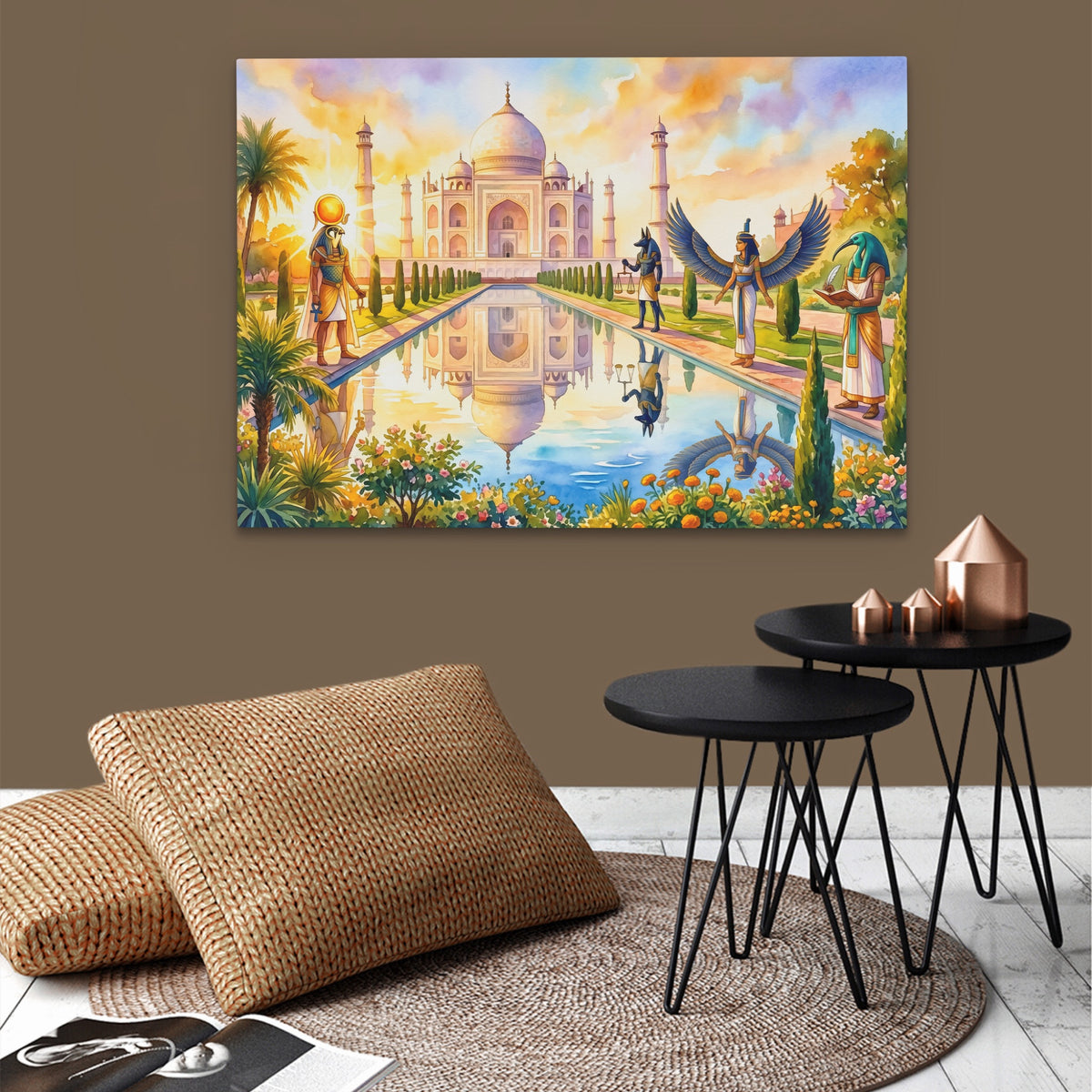 Egyptian Taj Mahal — Egyptian Taj Mahal brown wallroom 207