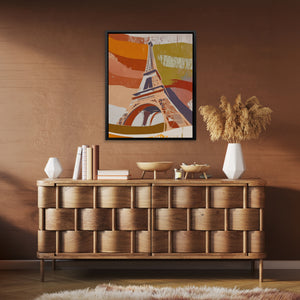 Eiffel Tower Sepia — Eiffel Tower Sepia Brown Room Clean port 80