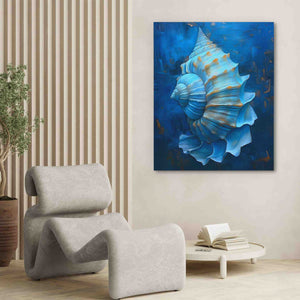 Elaborate Conch Shell - Luxury Wall Art