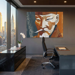 Elder Sage Portrait — Elder Sage Portrait Office View Land 211