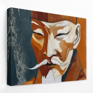 Elder Sage Portrait — Elder Sage Portrait Landscape   Side View   Mirror Wrap 3