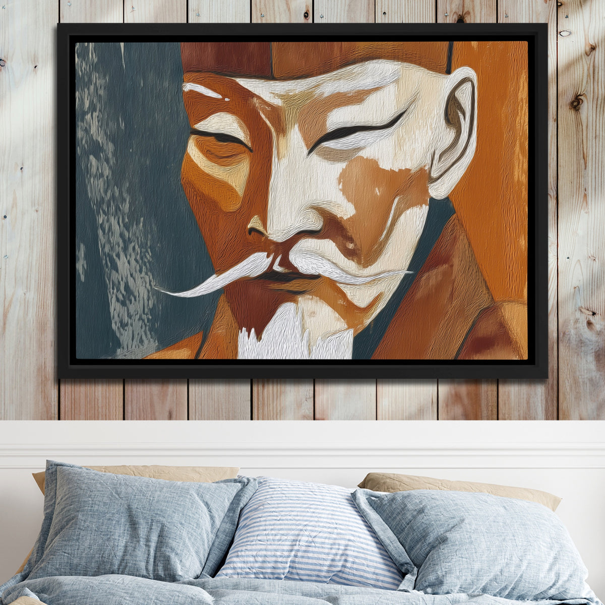 Elder Sage Portrait — Elder Sage Portrait Bed 2 Wood Panel 51