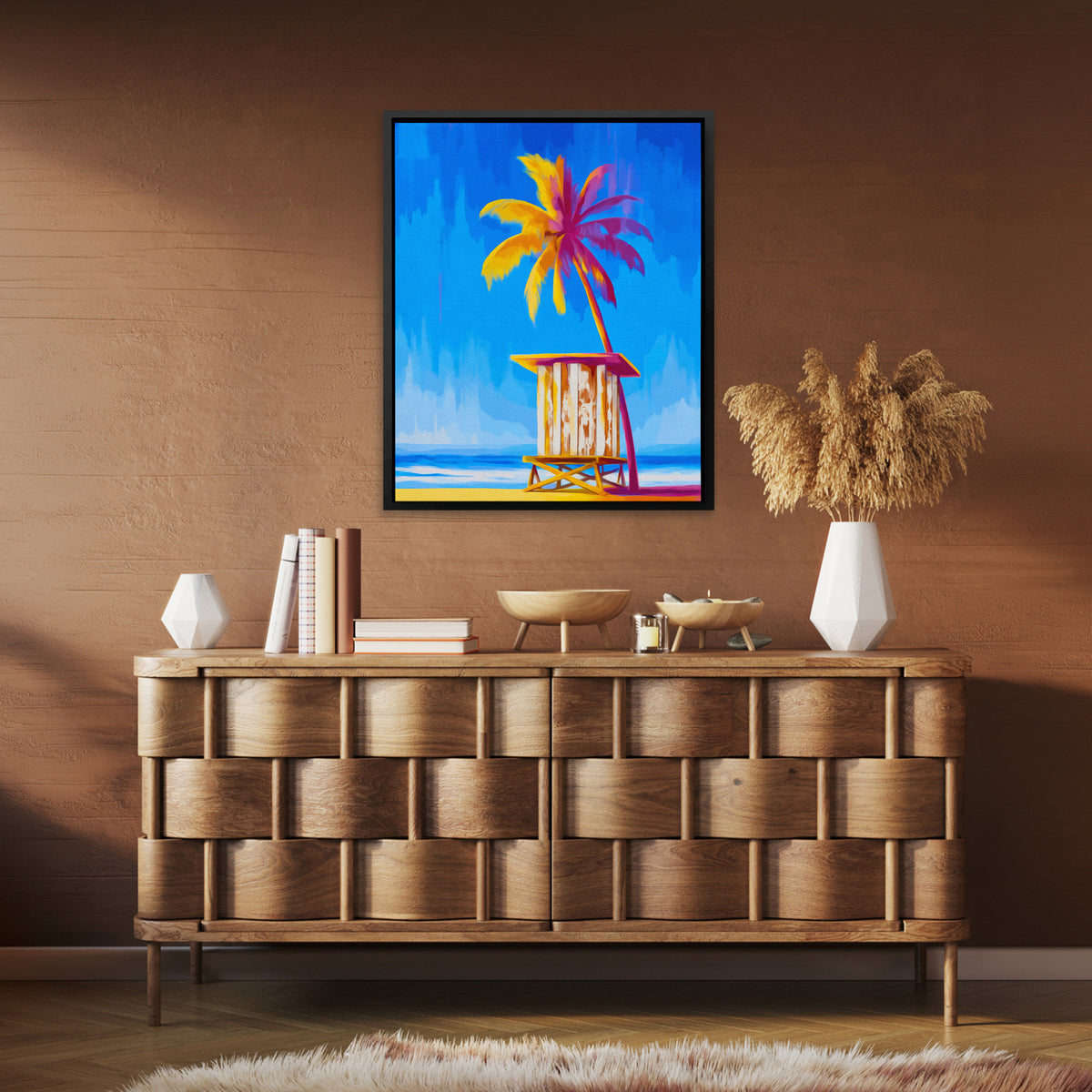 Electric Paradise Watch - Luxury Wall Art