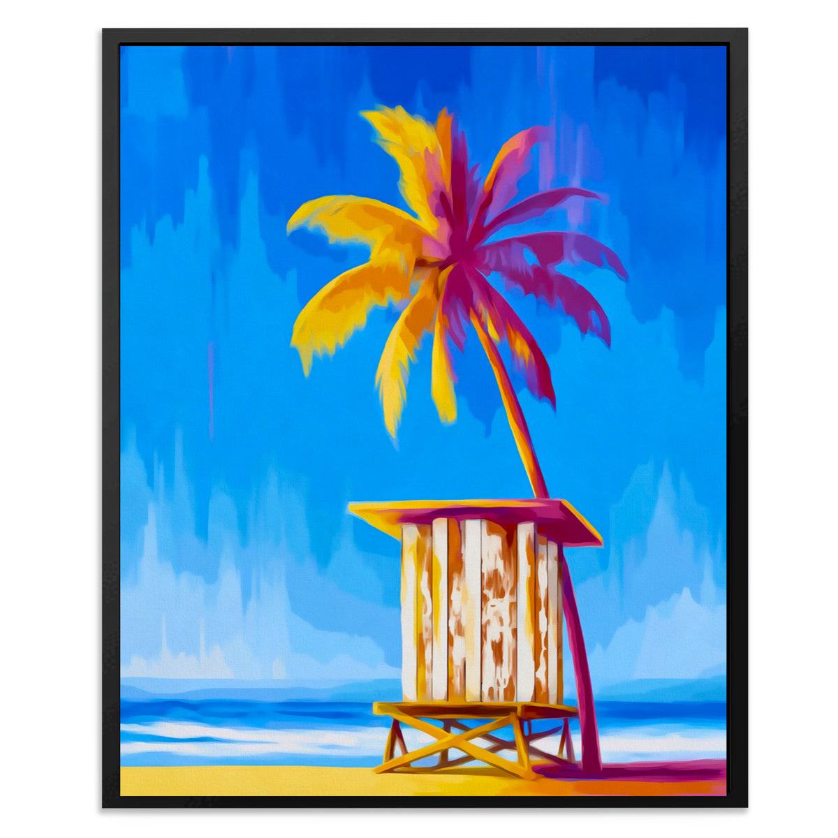 Electric Paradise Watch - Luxury Wall Art