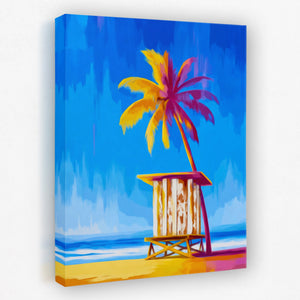 Electric Paradise Watch - Luxury Wall Art