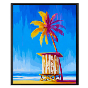 Electric Paradise Watch - Luxury Wall Art