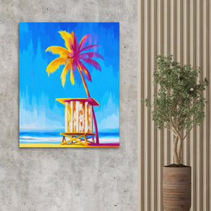 Electric Paradise Watch - Luxury Wall Art