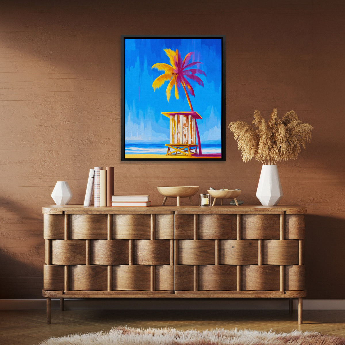 Electric Paradise Watch - Luxury Wall Art