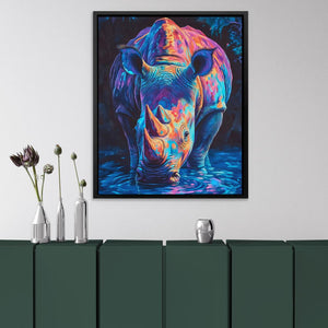 Electric Rhino - Luxury Wall Art