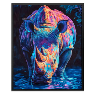 Electric Rhino - Luxury Wall Art