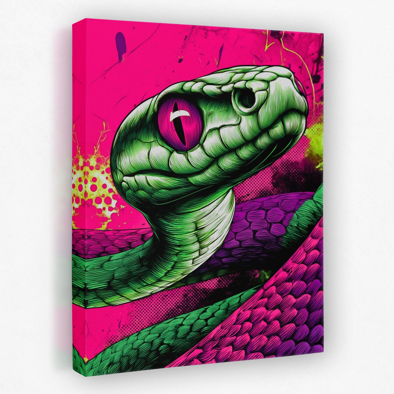 Electric Serpents Gaze - Luxury Wall Art