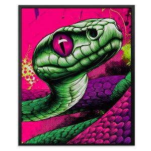 Electric Serpents Gaze - Luxury Wall Art