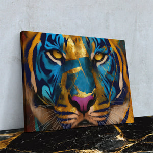 Electric Tiger Blues - Luxury Wall Art