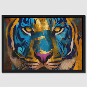 Electric Tiger Blues - Luxury Wall Art