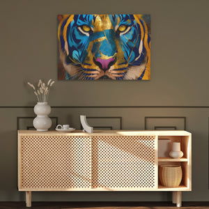 Electric Tiger Blues - Luxury Wall Art