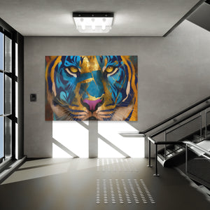 Electric Tiger Blues - Luxury Wall Art