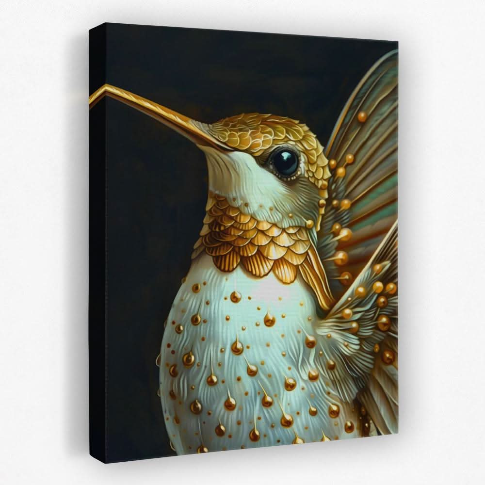 Elegant Hummingbird - Animals Canvas Wall Art