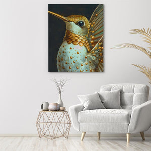 Elegant Hummingbird - Luxury Wall Art