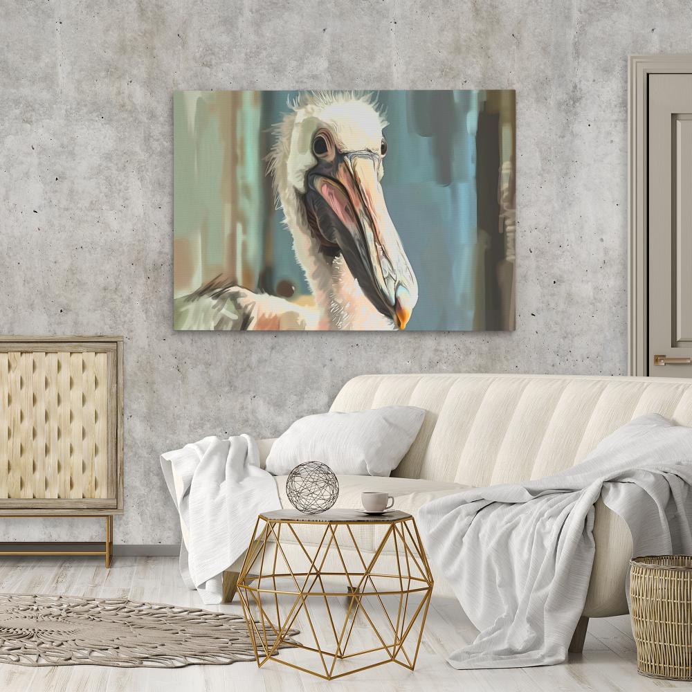 Elegant Pelican - Luxury Wall Art