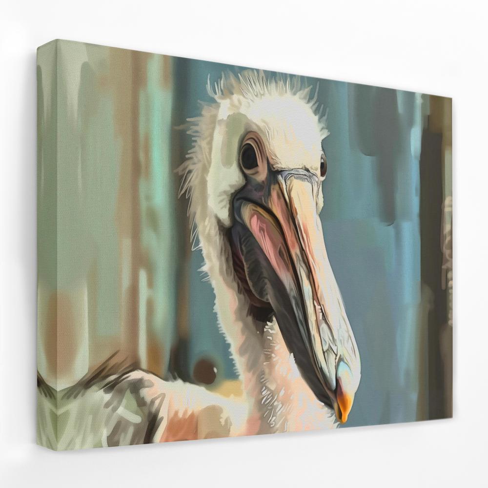Elegant Pelican - Luxury Wall Art
