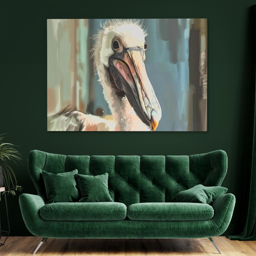 Elegant Pelican - Luxury Wall Art
