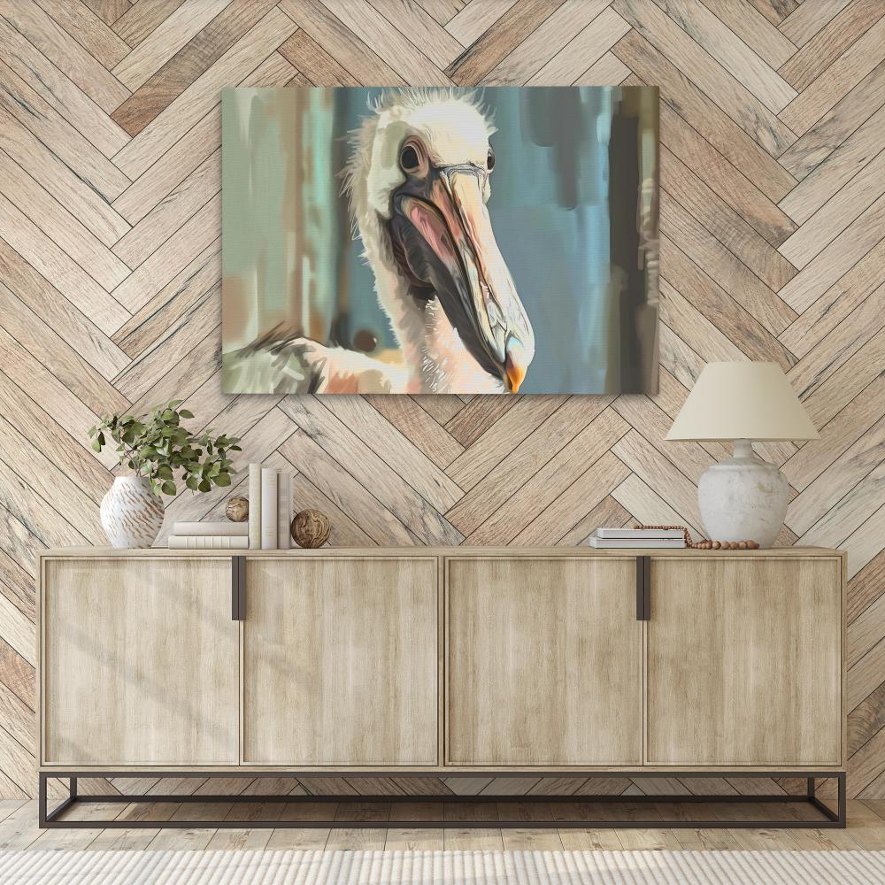 Elegant Pelican - Luxury Wall Art