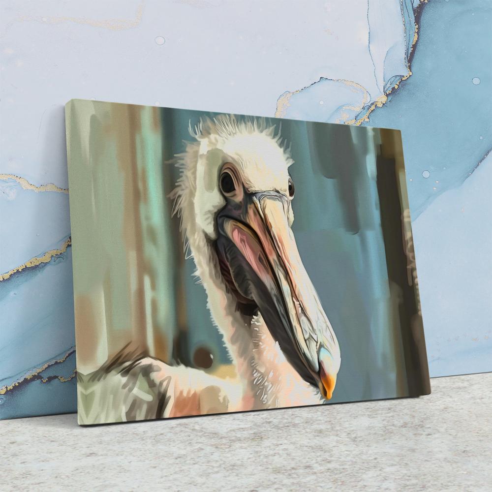 Elegant Pelican - Luxury Wall Art