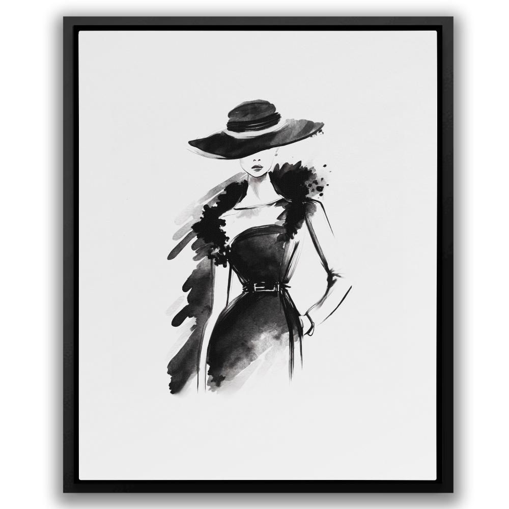 Elegant Woman - Luxury Wall Art