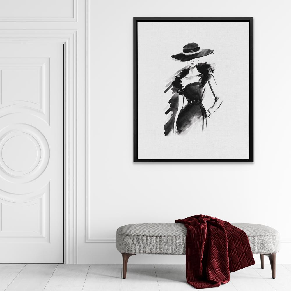 Elegant Woman - Luxury Wall Art
