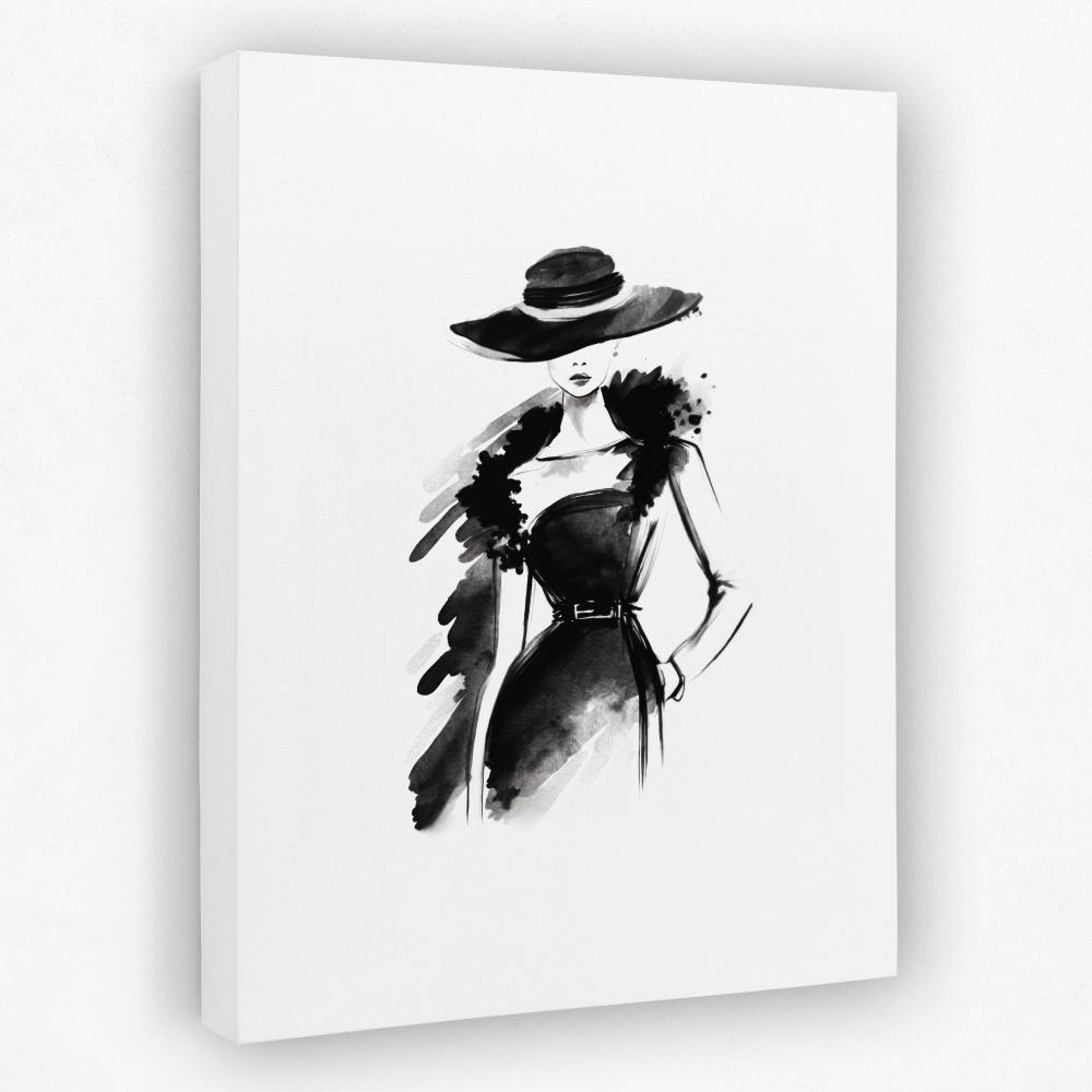 Elegant Woman - Luxury Wall Art