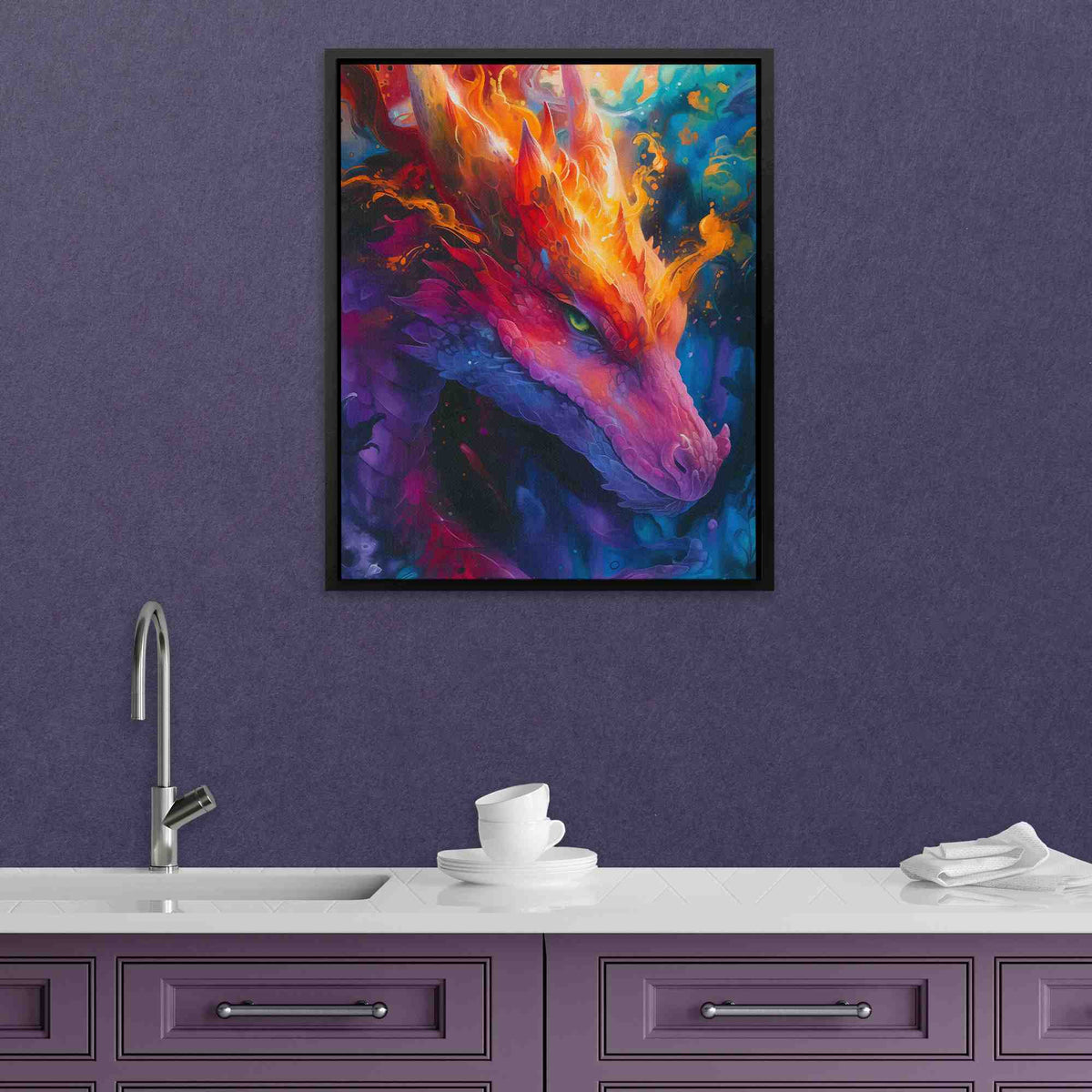 Elemental Dragon - Luxury Wall Art