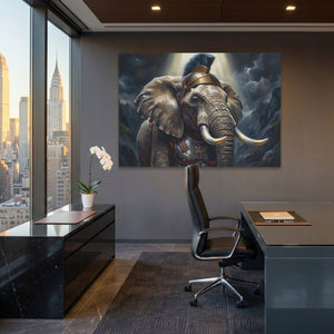 Elephant Celestial Guard - Luxury Wall Art