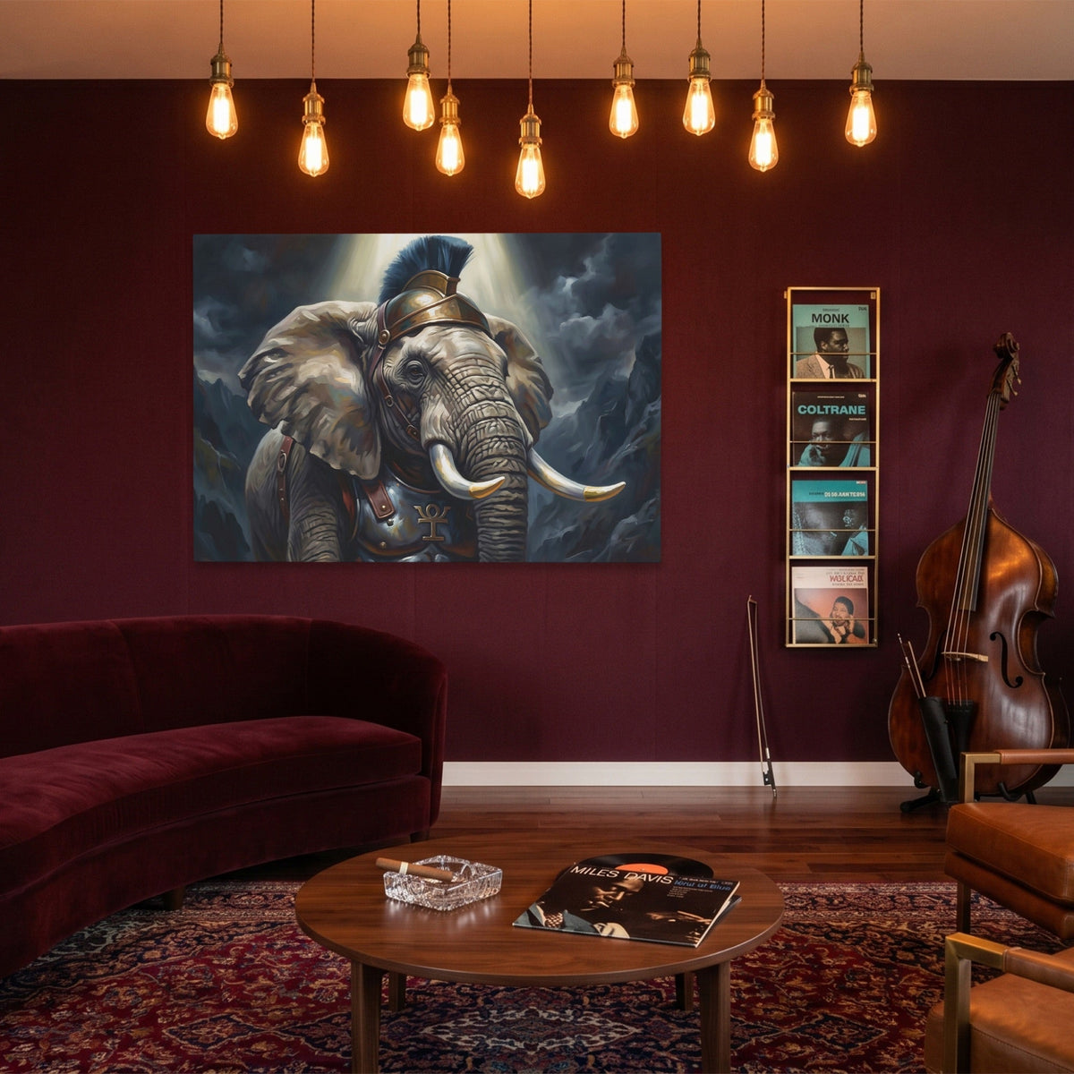 Elephant Celestial Guard - Luxury Wall Art