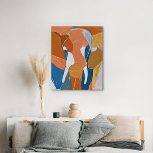 Elephant Earth Geometric - Luxury Wall Art