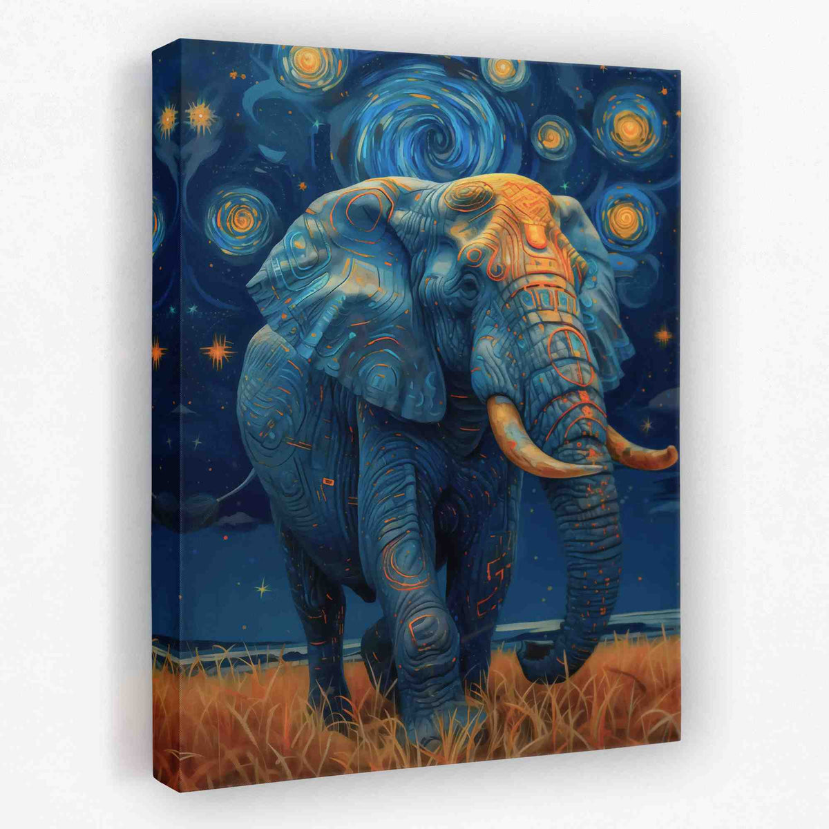 Elephant Ecstasy - Africa Canvas Wall Art