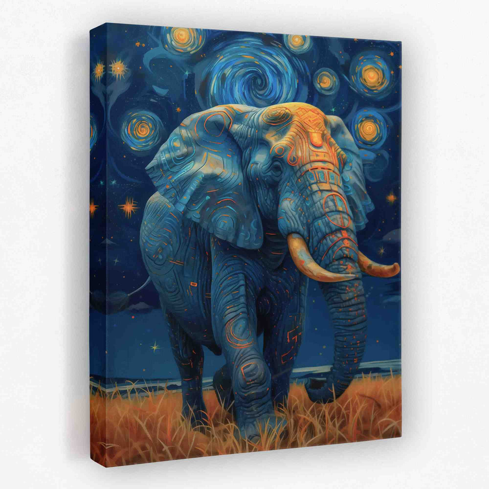 Elephant Ecstasy Canvas Art