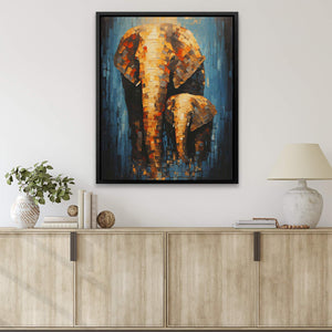 Elephant Family - Luxury Wall Art