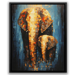 Elephant Family - Luxury Wall Art