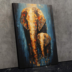 Elephant Family - Luxury Wall Art