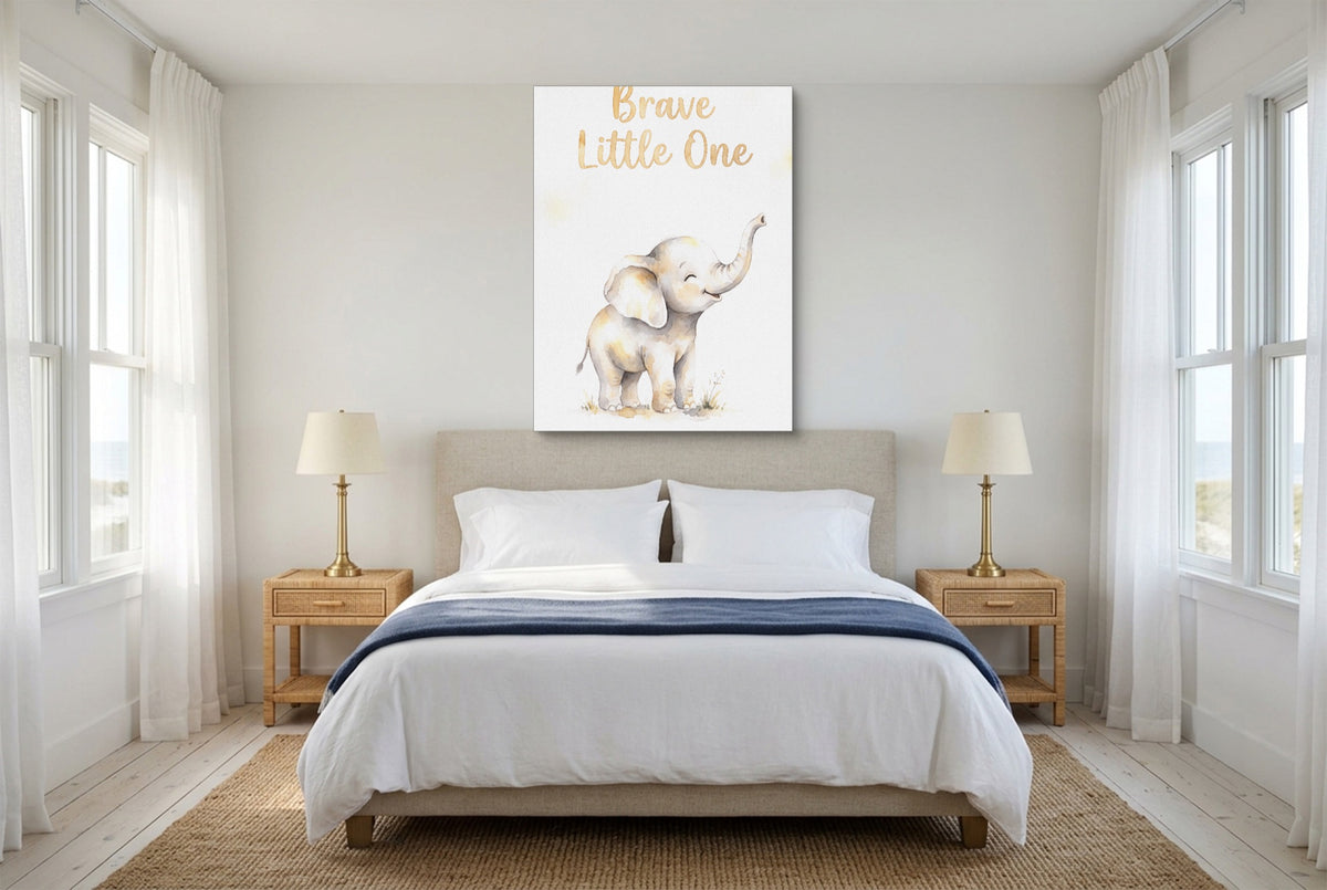Elephant Greeting Card — elephant greeting card bedroom with windows 1port flush print