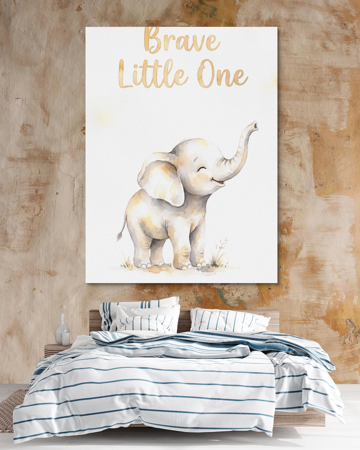 Elephant Greeting Card — elephant greeting card psd clay beige bedroom 1port flush print
