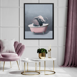 Elephant In The Bath - Luxury Wall Art