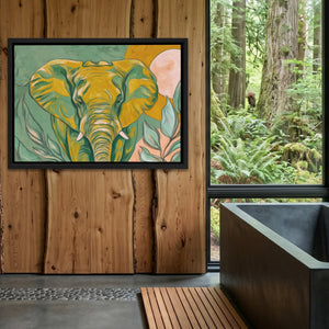 Elephant Pale Gold — Elephant Pale Gold Outdoor Bathroom Log Land 228