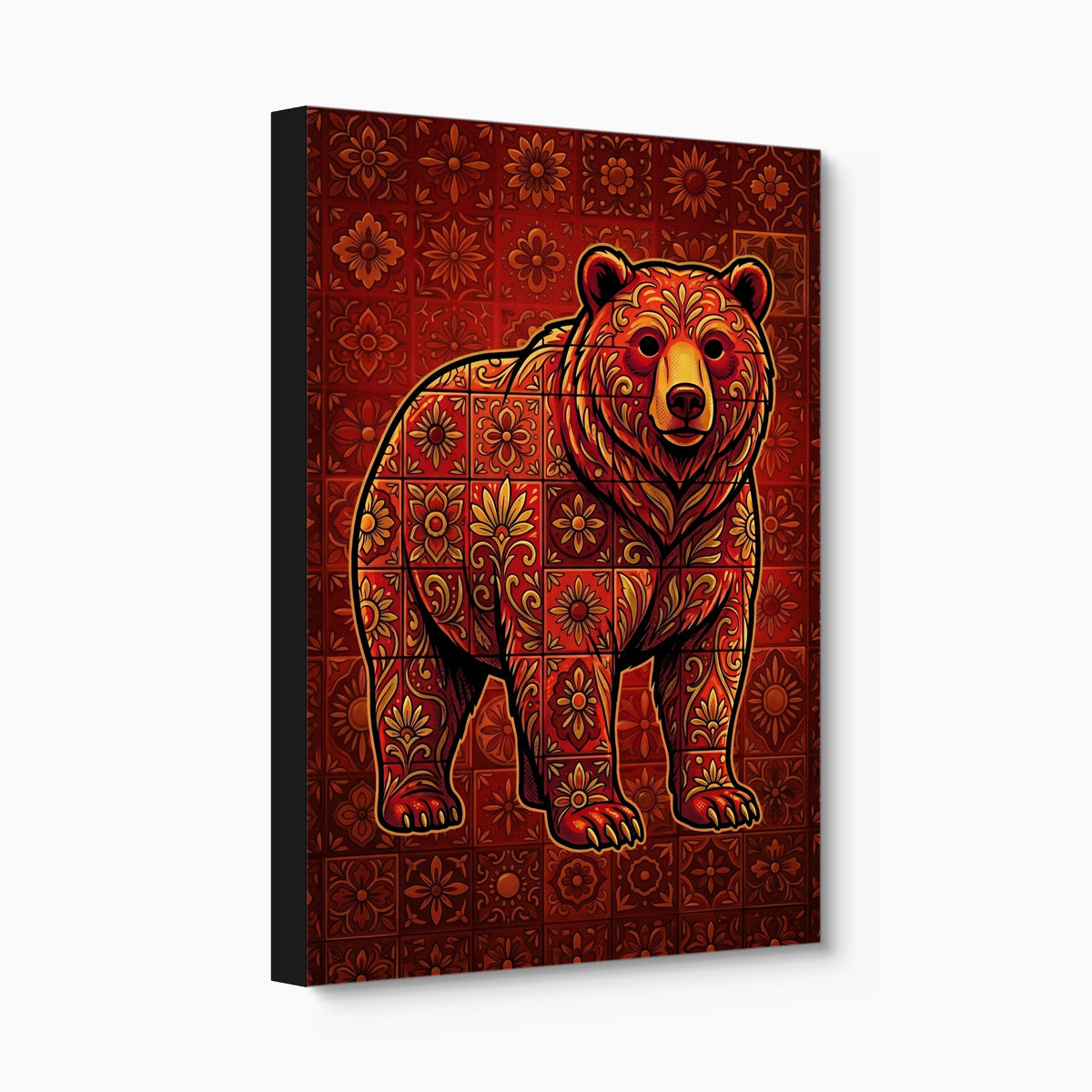 Ember Bear — ember bear angled flush print