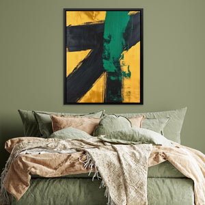 Emerald Colliding - Luxury Wall Art